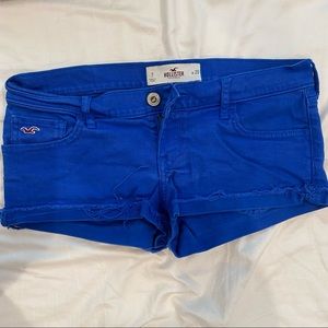 Hollister Blue Cutoff Shorts